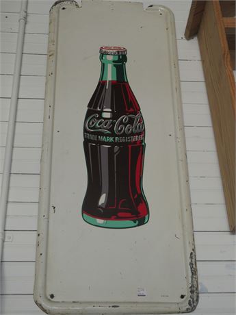 1947 Coca Cola Bottle Sign
