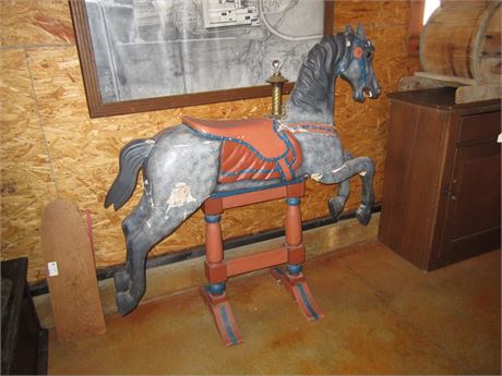 1900's Carousel Wood Horse Large!!