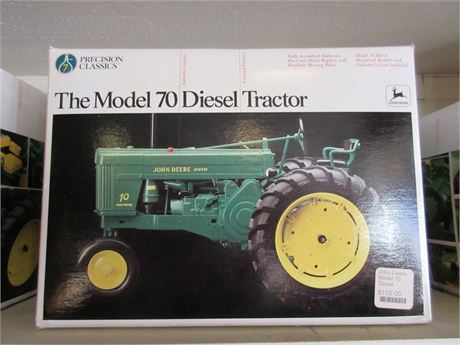 Precision John Deere Model 70 Diesel Tractor