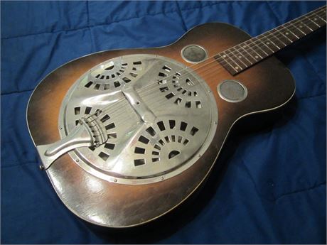 Vintage Dobro Resonator Guitar 1930's w/ Original Case