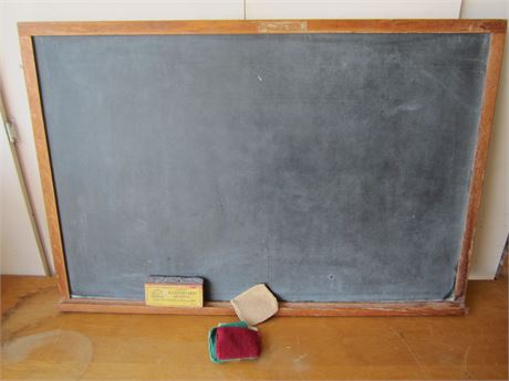 1900's Chalk Board 3 x 2 Large! Nice shape!!