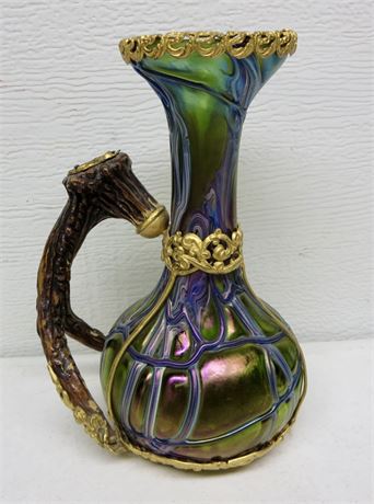 Pallme Konig Art Glass Vase Beautiful!