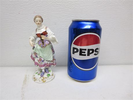 Meissen Small Woman Figurine (As Is, Sleeve)