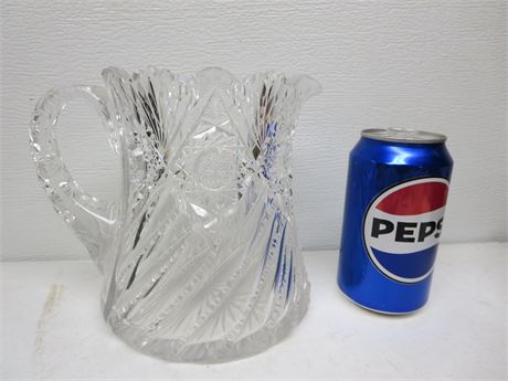 Super Quality Cut Glass Pitcher NICE!!