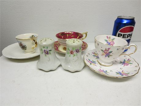 Tea Cups & S&P Lot