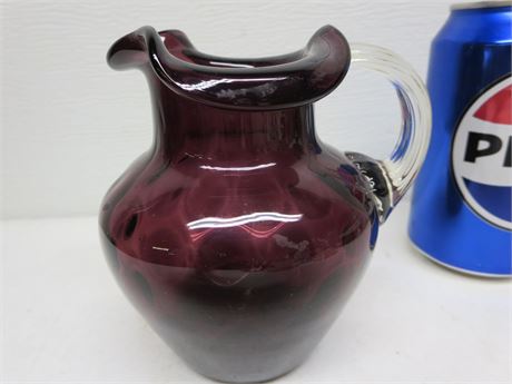 Art Glass Small Pitcher