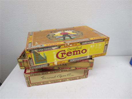 Vintage Cigar Box Lot