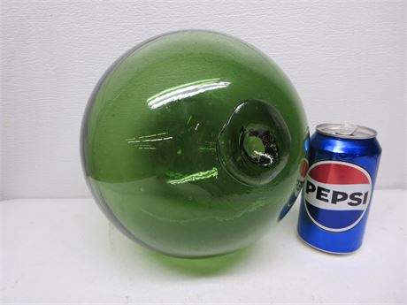 Japanese Glass Fishing Float 10 inches.