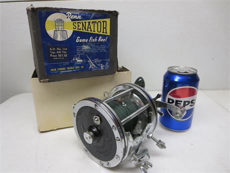 Vintage Penn Senator Reel w/ Box