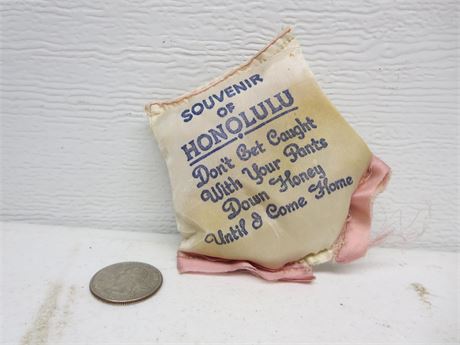 Vintage Hawaii Gag Gift Naughty Pin Cushion