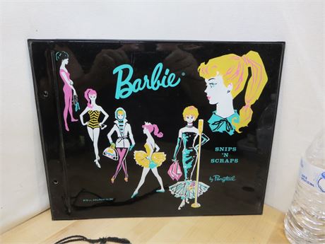 1962 Barbie Scrapbook Cover and back. String broke. Mint!